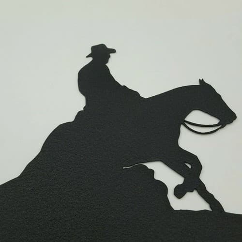 Reining Horse Black Quadruplet Switch Toggle Plates Country Western Cabin - Thumbnail 9