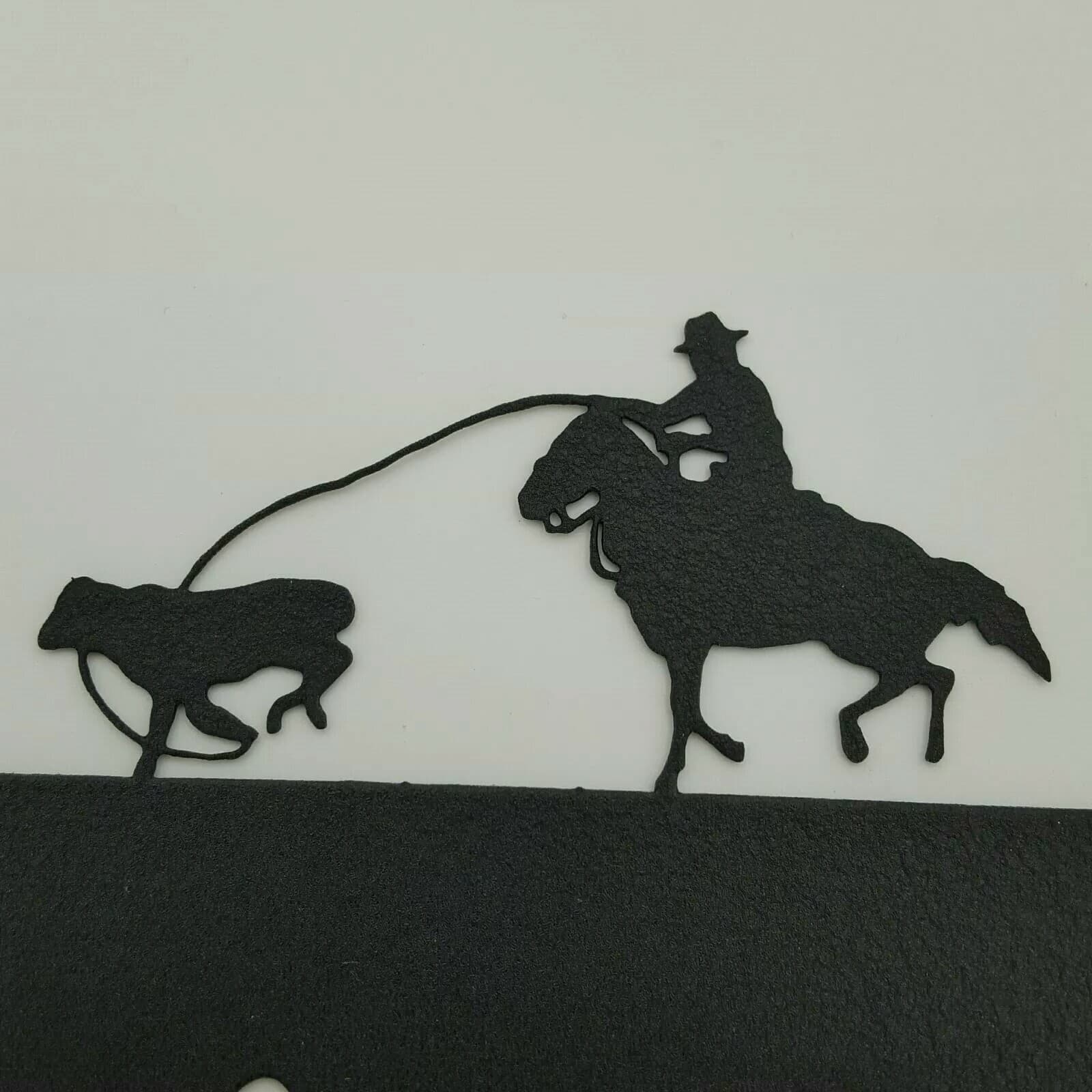 Cowboy Roping Calf Black Outlet Covers Switch Plates Toggle Country Western - Thumbnail 5