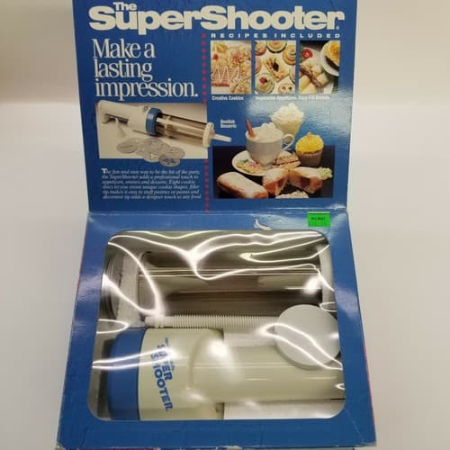VINTAGE Super Shooter Cordless Cookie Press And Food Decorator Hamilton Beach - Thumbnail 4