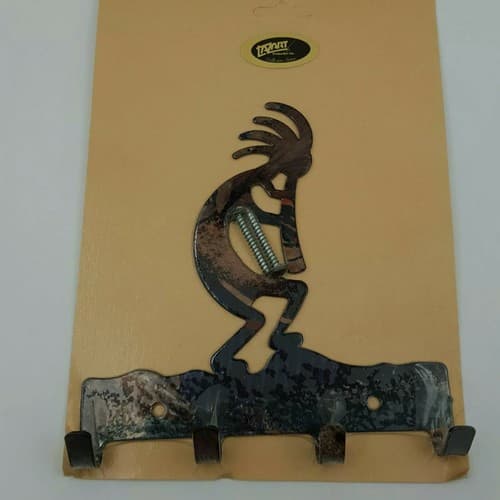 LAZART KoKo Camouflage Metal Key Ring Holder Wall Mount Four Hooks Key Storage - Thumbnail 4