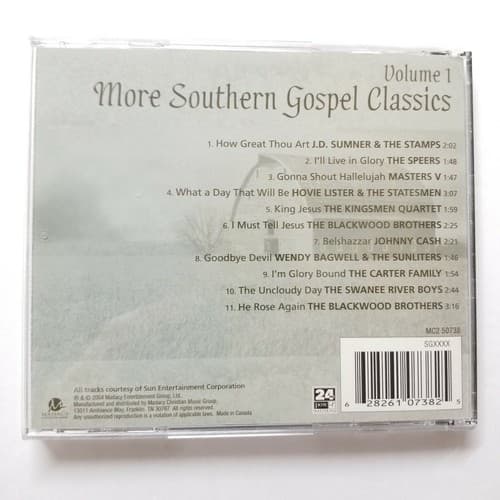 More Southern Gospel Classics 3 Audio CDs Oak Ridge Boys Johnny Cash Speers - Thumbnail 7