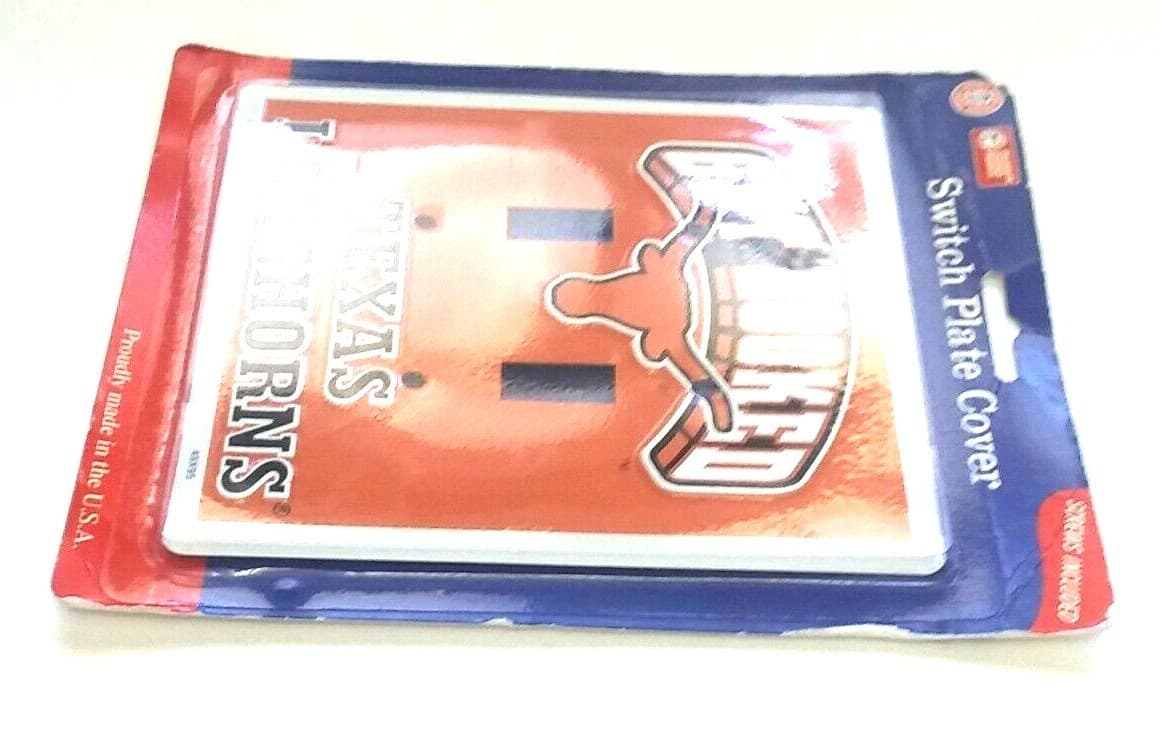 Switch Plate Covers Football Teams Light Texas Longhorns Themed Collegiate - Thumbnail 7
