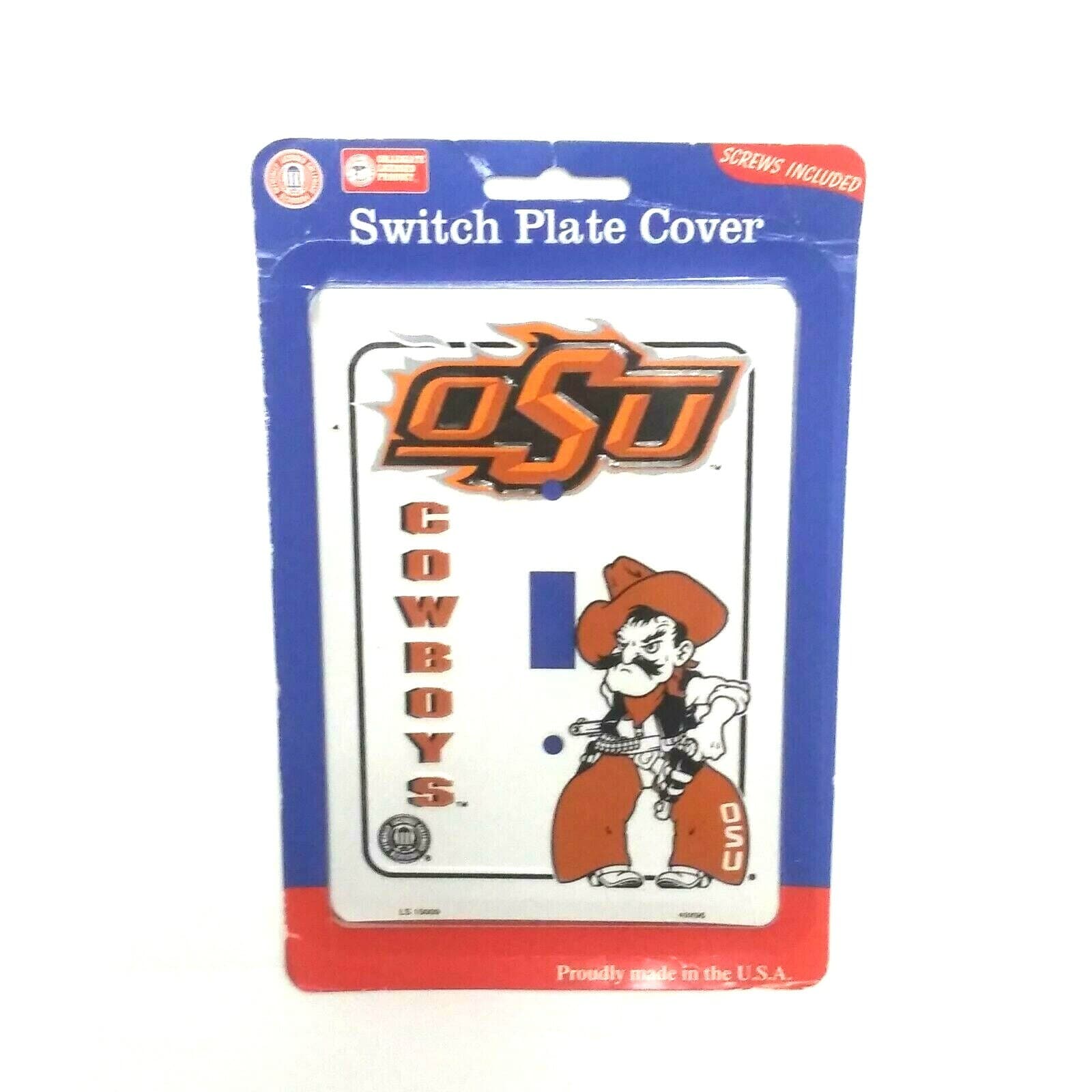 Switch Plate Covers OSU Sport Decor Themed Collegiate Oklahoma State University