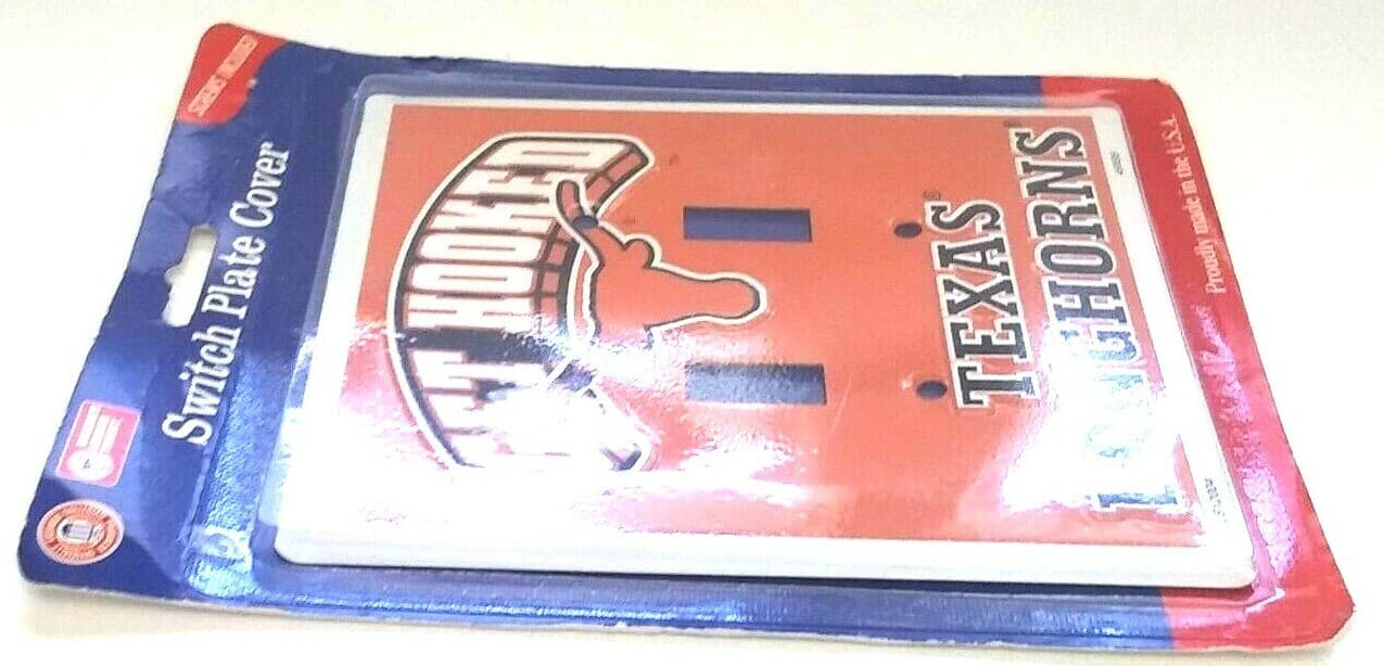 Switch Plate Covers Football Teams Light Texas Longhorns Themed Collegiate - Thumbnail 6