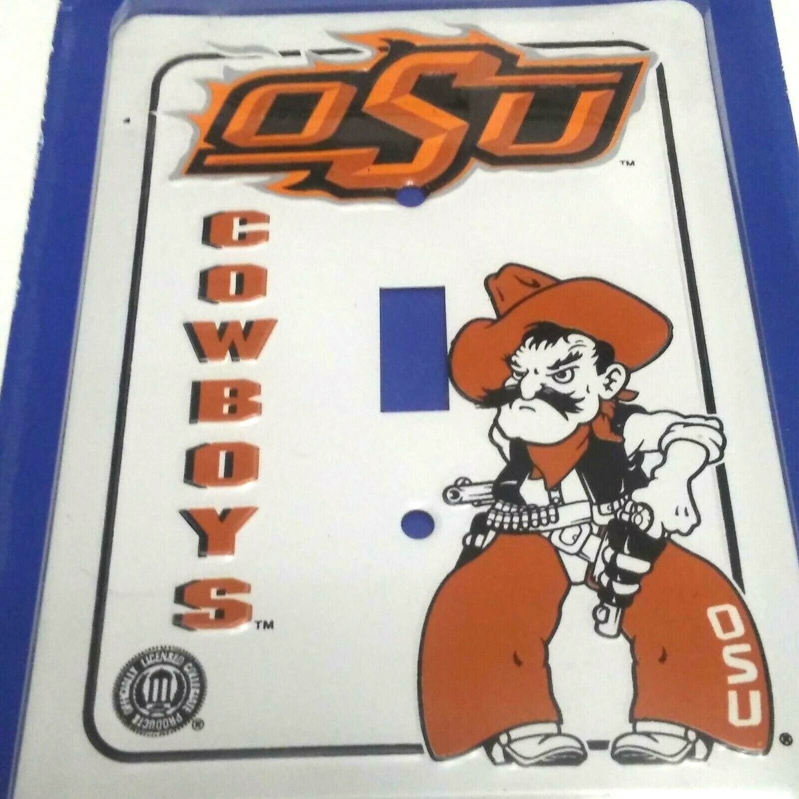 Switch Plate Covers OSU Sport Decor Themed Collegiate Oklahoma State University - Thumbnail 3