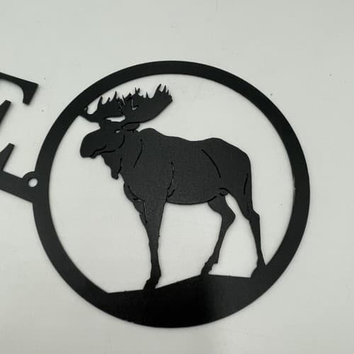Rustic Home Decor Moose Themed Welcome Signs Wilderness Metal Lodge Cabin New - Thumbnail 6