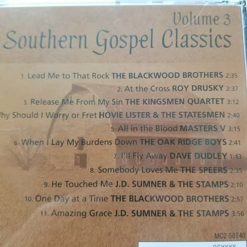 More Southern Gospel Classics 3 Audio CDs Oak Ridge Boys Johnny Cash Speers - Thumbnail 9