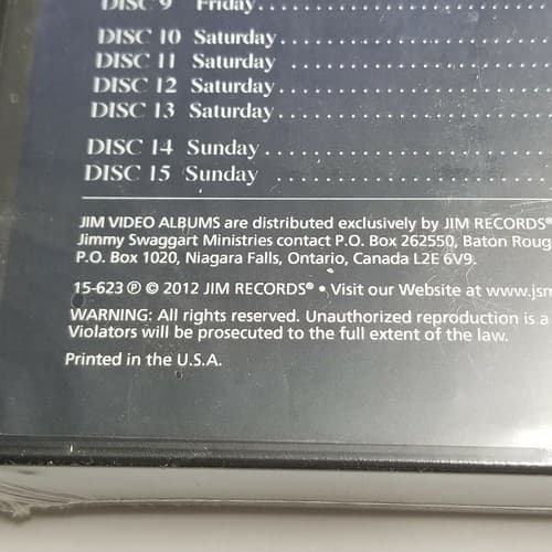 Jim Video DVD Live Jimmy Donnie Gabriel Swaggart Campmeeting 2012 Set 15-623 - Thumbnail 7