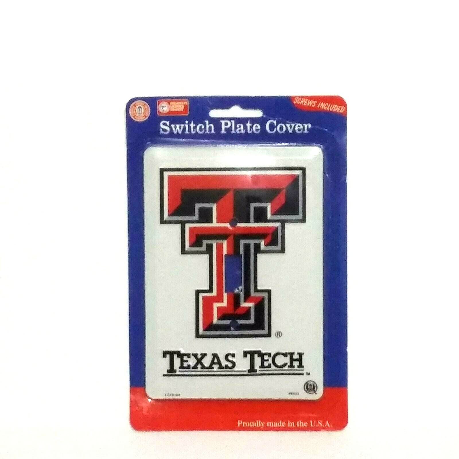Texas Tech Wall Outlet Plate Light Switch Cover Sports Room Decor Collegiate