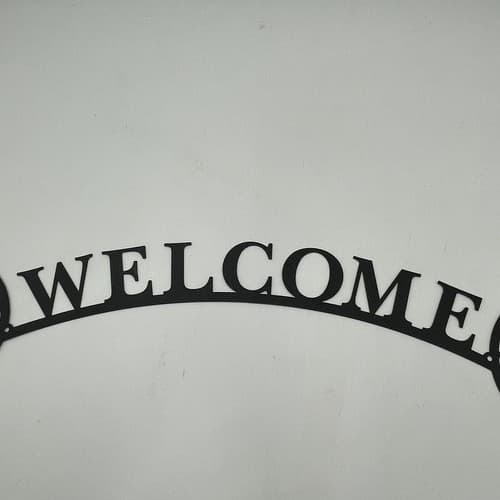 Rustic Home Decor Welcome Moose In Mountain Signs Metal Lodge - Thumbnail 4