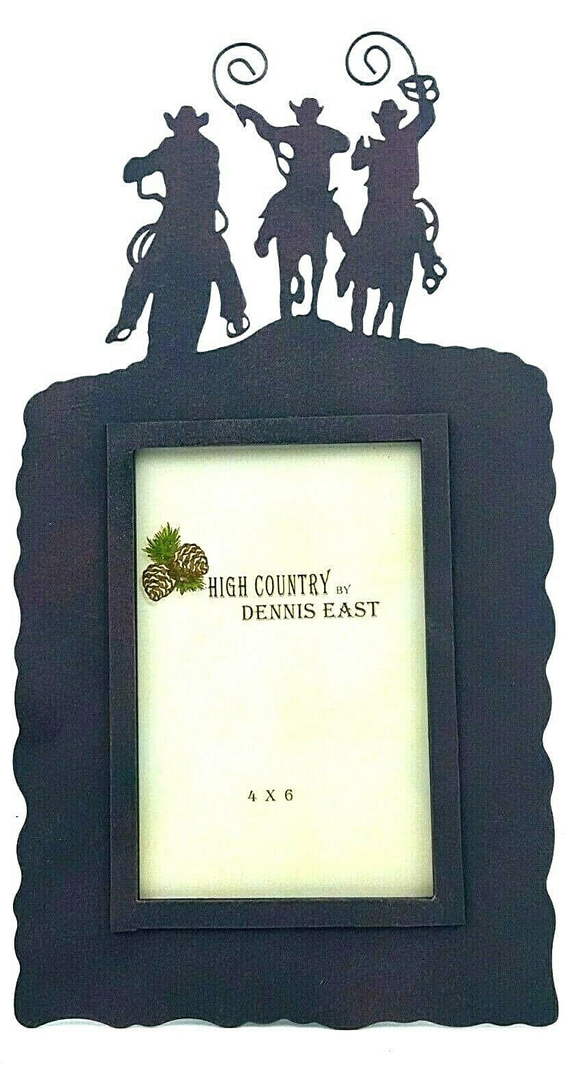 Gift Rustic Decor Cowboy Roundup Themed Picture Frame 4x6 Rodeo Horse Lasso