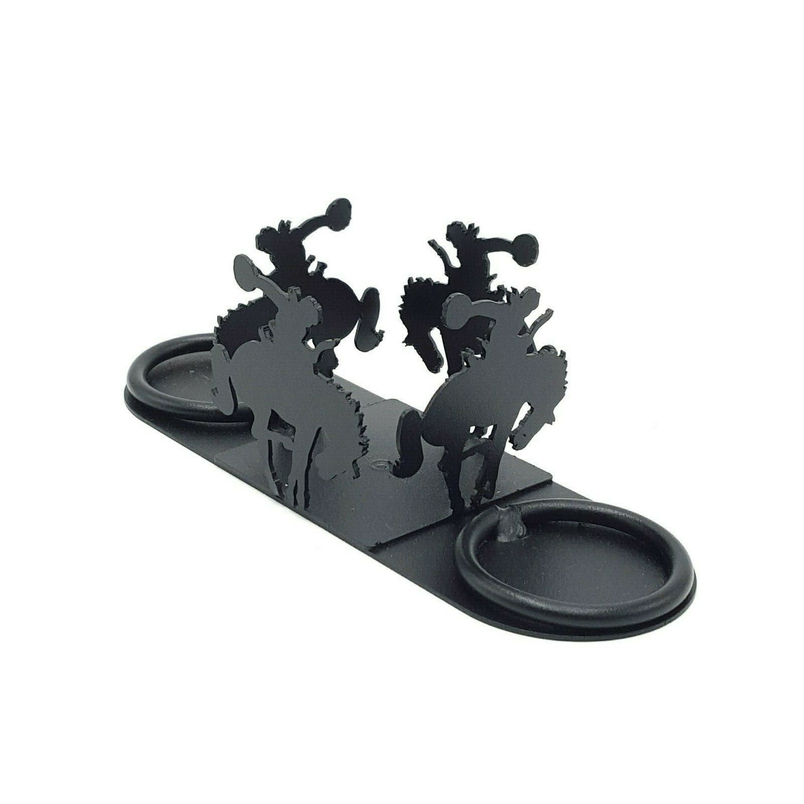 Rustic Home Salt And Pepper Shakers Candle Holder Bronco Themed New Rodeo - Thumbnail 6