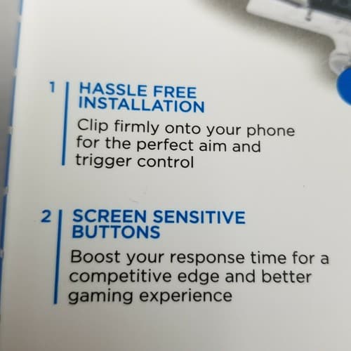 iHome MOBILE GAME TRIGGER BUTTONS 2 PK New open Box Performance Gaming - Thumbnail 6