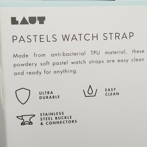 LAUT Apple Watch Strap 38mm / 40mm - Pastel Blue New NIB - Thumbnail 3