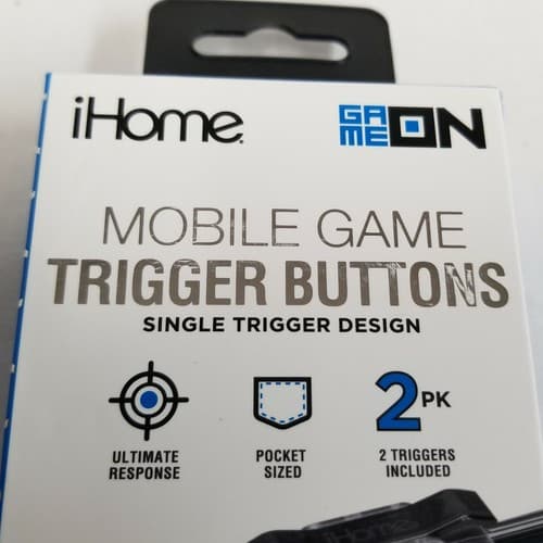 iHome MOBILE GAME TRIGGER BUTTONS 2 PK New open Box Performance Gaming - Thumbnail 3