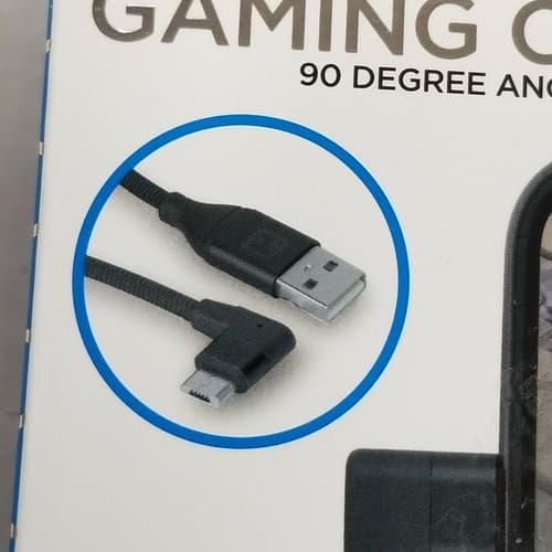 10ft Micro USB Charge & Sync Cable Nylon Braided 90° Comfort Charging iHome NIB - Thumbnail 4