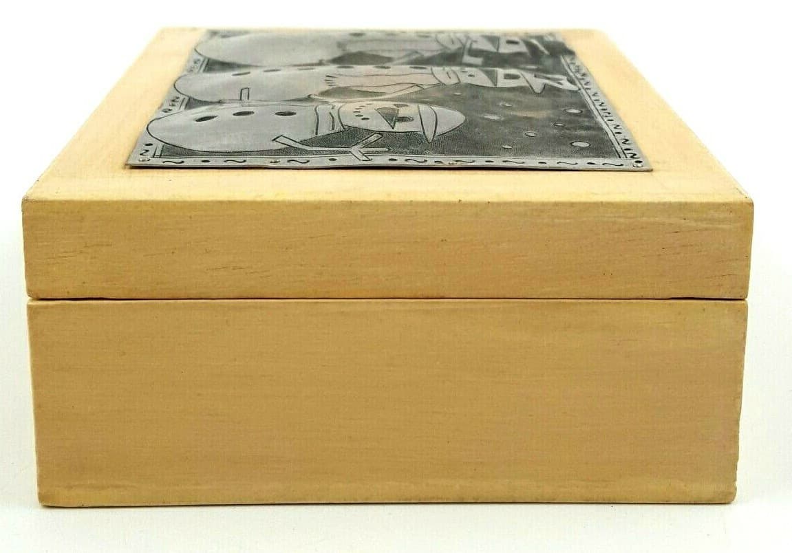 Gift Keepsake Treasure Box Christmas Snowmen Handcrafted Regal Art & Gifts - Thumbnail 4