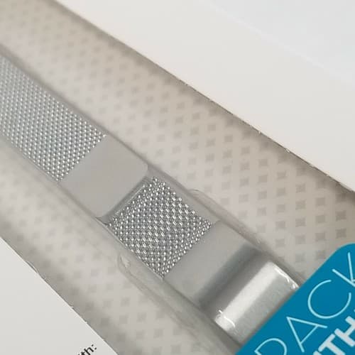 WITH it Band Compatible w/ Fitbit Alta Hr & Alta Stainless Steel Magnetic Silver - Thumbnail 6