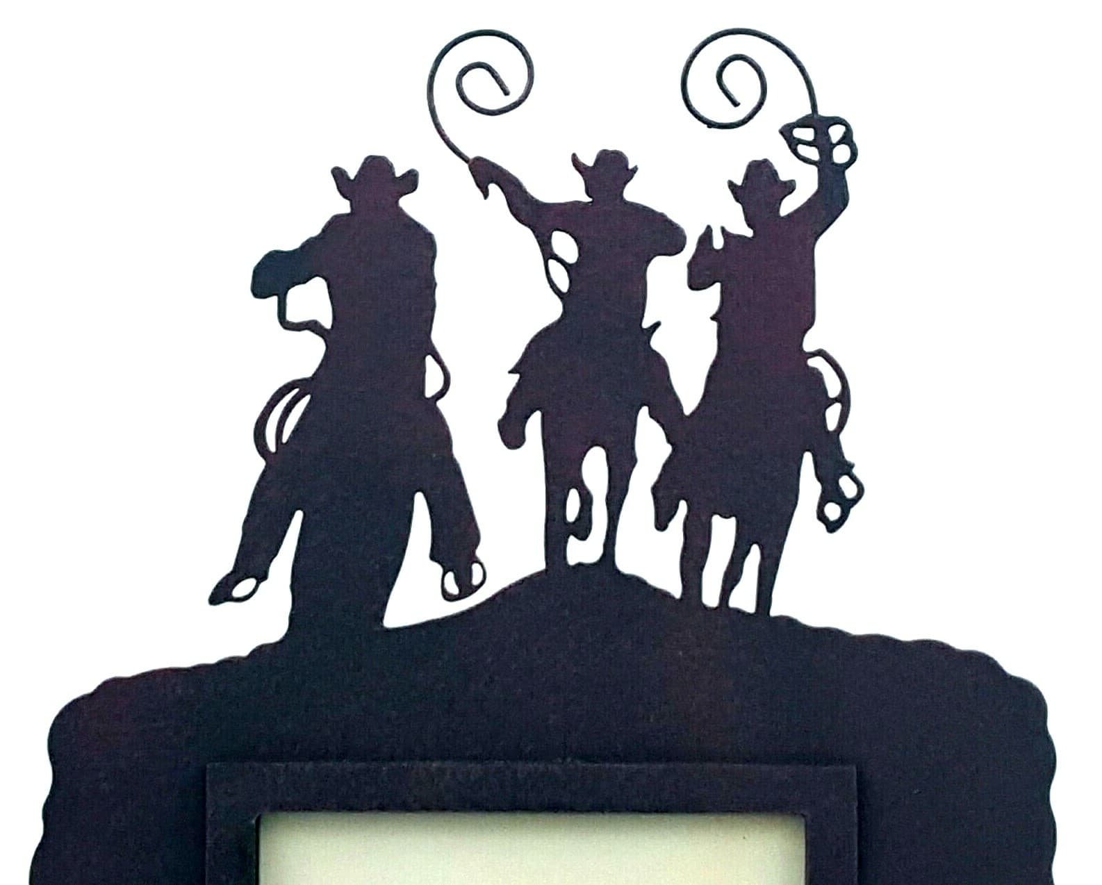 Gift Rustic Decor Cowboy Roundup Themed Picture Frame 4x6 Rodeo Horse Lasso - Thumbnail 11