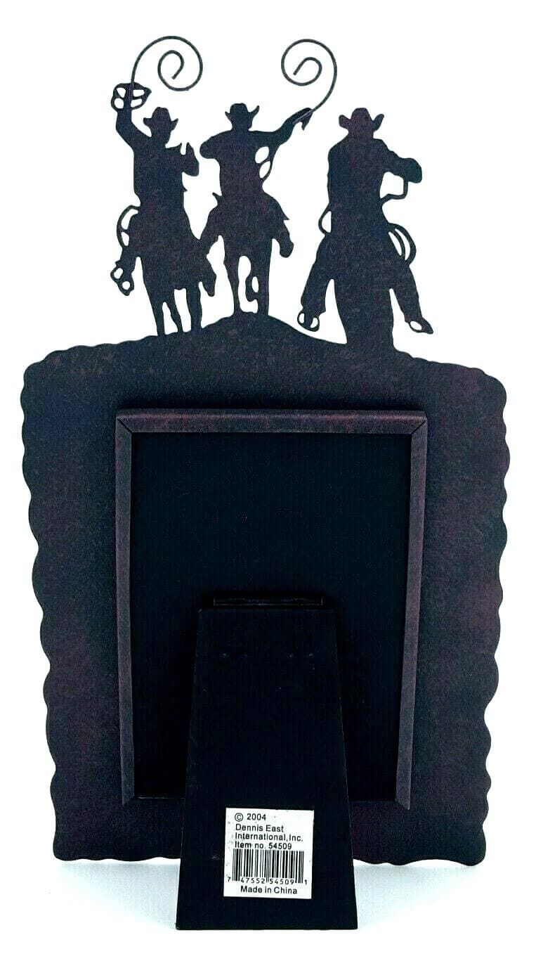Gift Rustic Decor Cowboy Roundup Themed Picture Frame 4x6 Rodeo Horse Lasso - Thumbnail 6