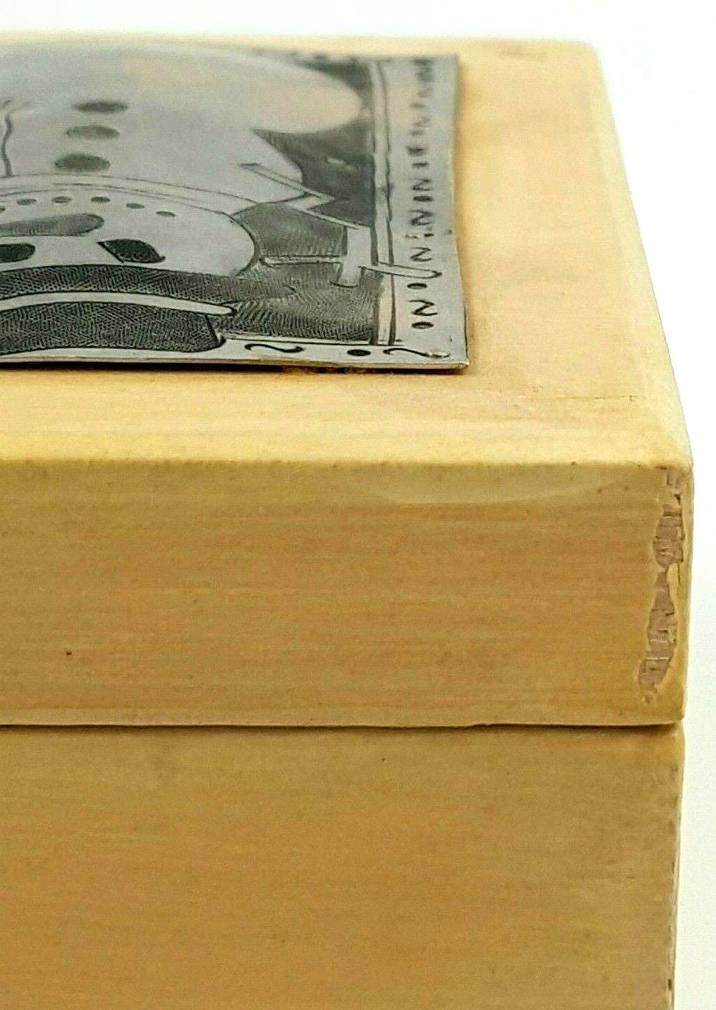 Gift Keepsake Treasure Box Christmas Snowmen Handcrafted Regal Art & Gifts - Thumbnail 6