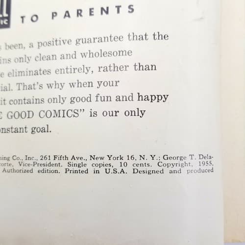 Vintage Big Spike and Little Tyke Comic No. # 638 M.G.M.'s Dell 1955 Atomic Age - Thumbnail 6