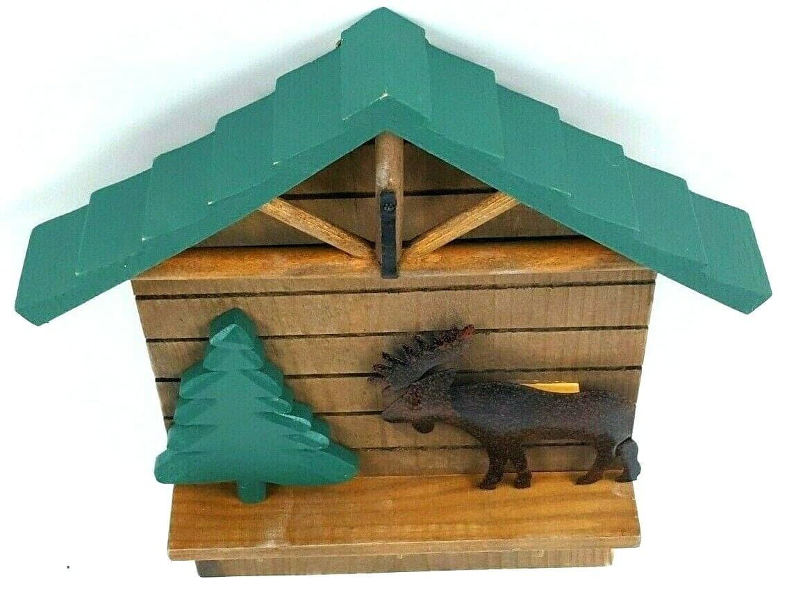 Gift Rustic Home Decor Moose Themed Key Rack Log Cabin - Thumbnail 4