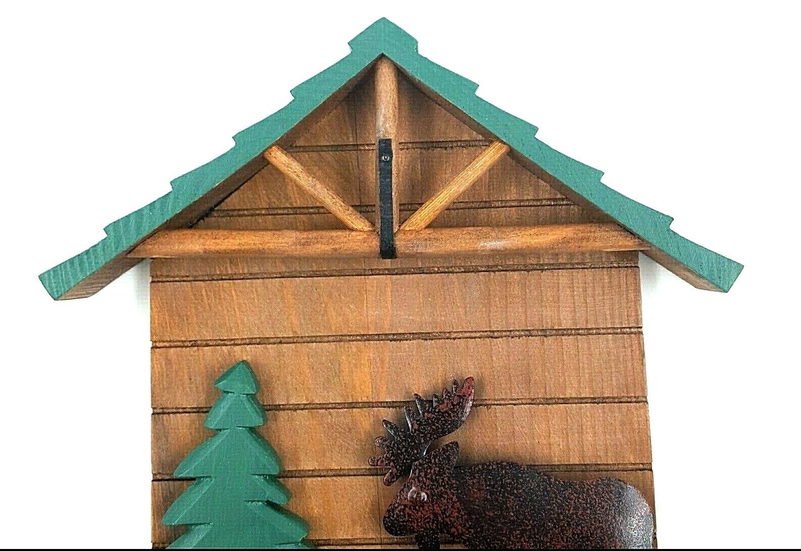 Gift Rustic Home Decor Moose Themed Key Rack Log Cabin - Thumbnail 5