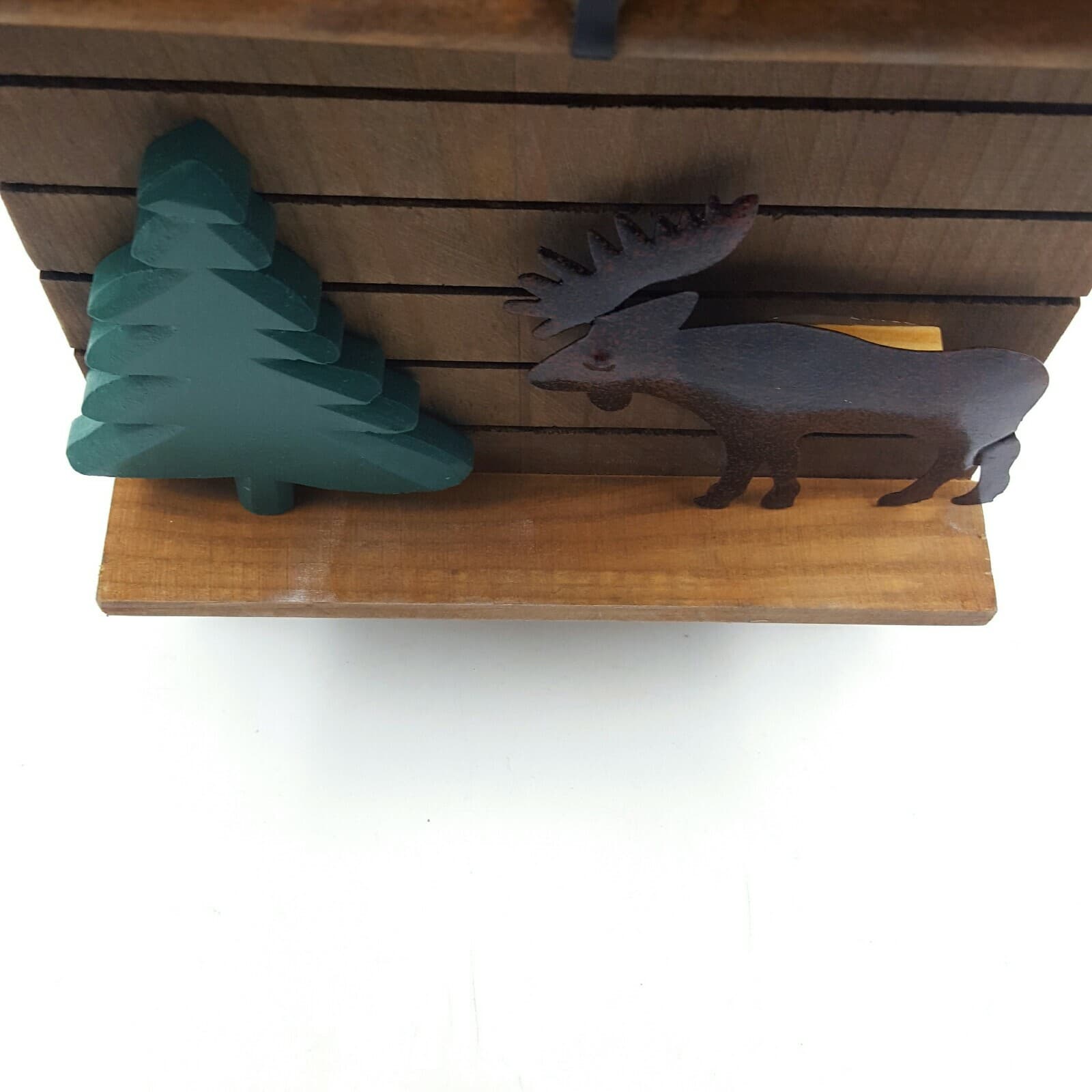 Gift Rustic Home Decor Moose Themed Key Rack Log Cabin - Thumbnail 7