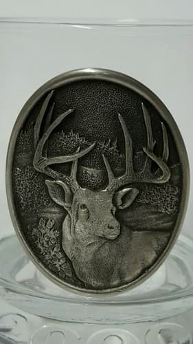 Wildlife Deer Caribou Moose Glass Clear Insulated Cup Mug Heritage Pewter Gift - Thumbnail 11