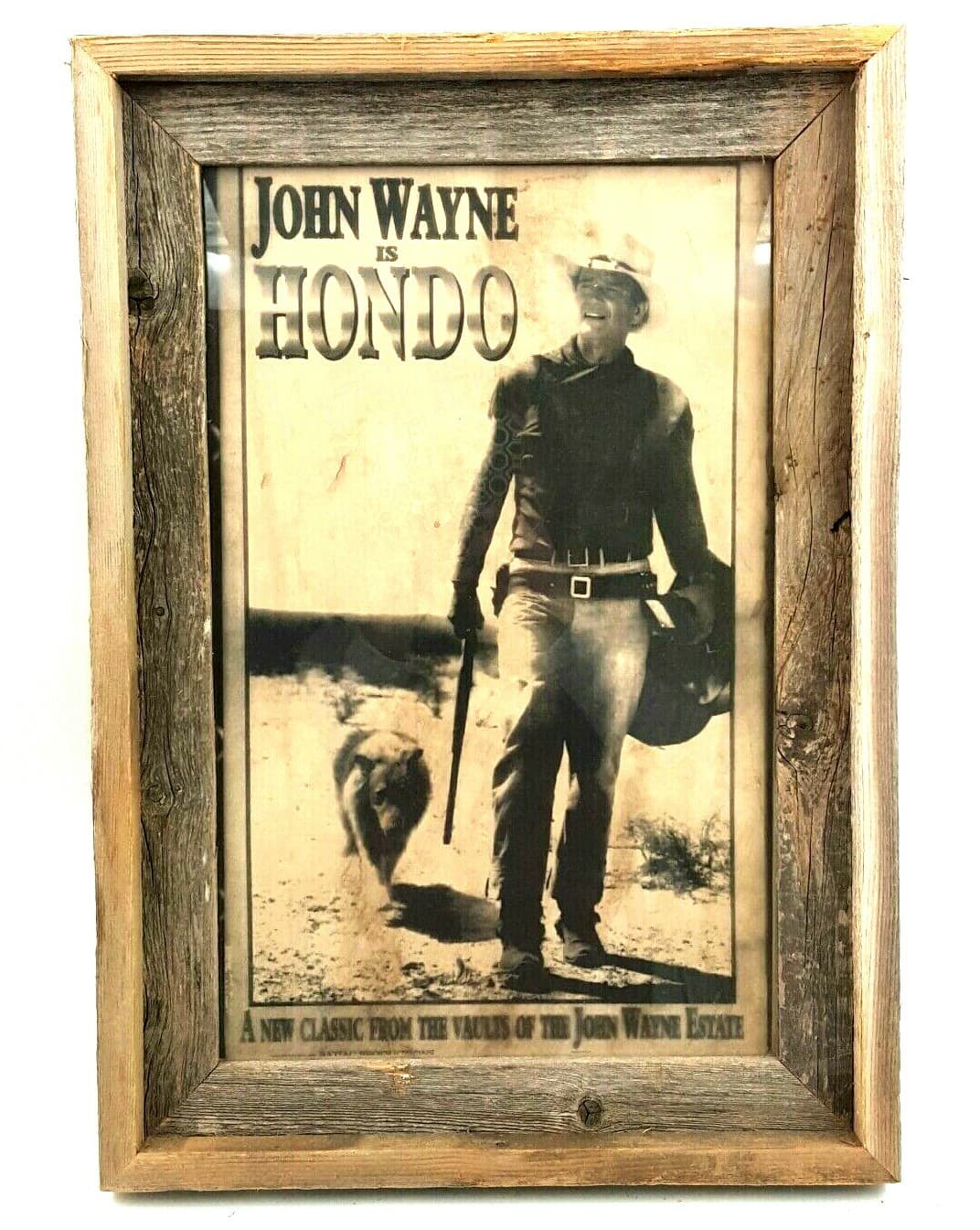 Gift John Wayne Hondo Picture And Frame Western Old Days