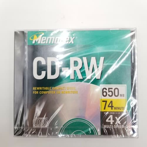 (3) 5 Packs New Memorex High Speed Blank CD-RW 12x 700MB/Mo 80 Min. Sealed Case - Thumbnail 5