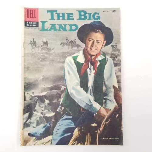 Dell Vintage Comic The Big Land A Movie Classic 1957 No. # No. 812 Golden Age
