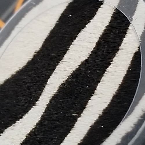 Phone Grip & Stand Nuckees Wild Zebra Black & White Feels Like Fir! - Thumbnail 3
