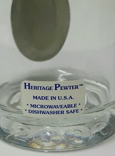 Wildlife Deer Caribou Moose Glass Clear Insulated Cup Mug Heritage Pewter Gift - Thumbnail 4