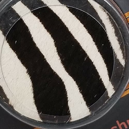 Phone Grip & Stand Nuckees Wild Zebra Black & White Feels Like Fir! - Thumbnail 2