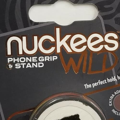 Phone Grip & Stand Nuckees Wild Cow Black & White Feels Like Fir! - Thumbnail 5