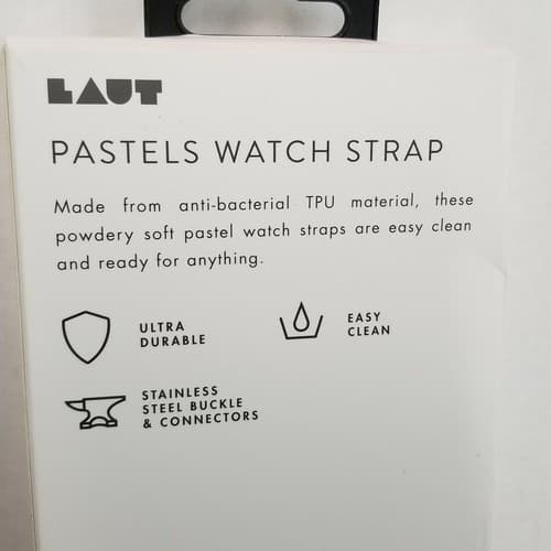 LAUT Apple Watch Strap 38mm / 40mm - Pastel Pink New NIB - Thumbnail 4