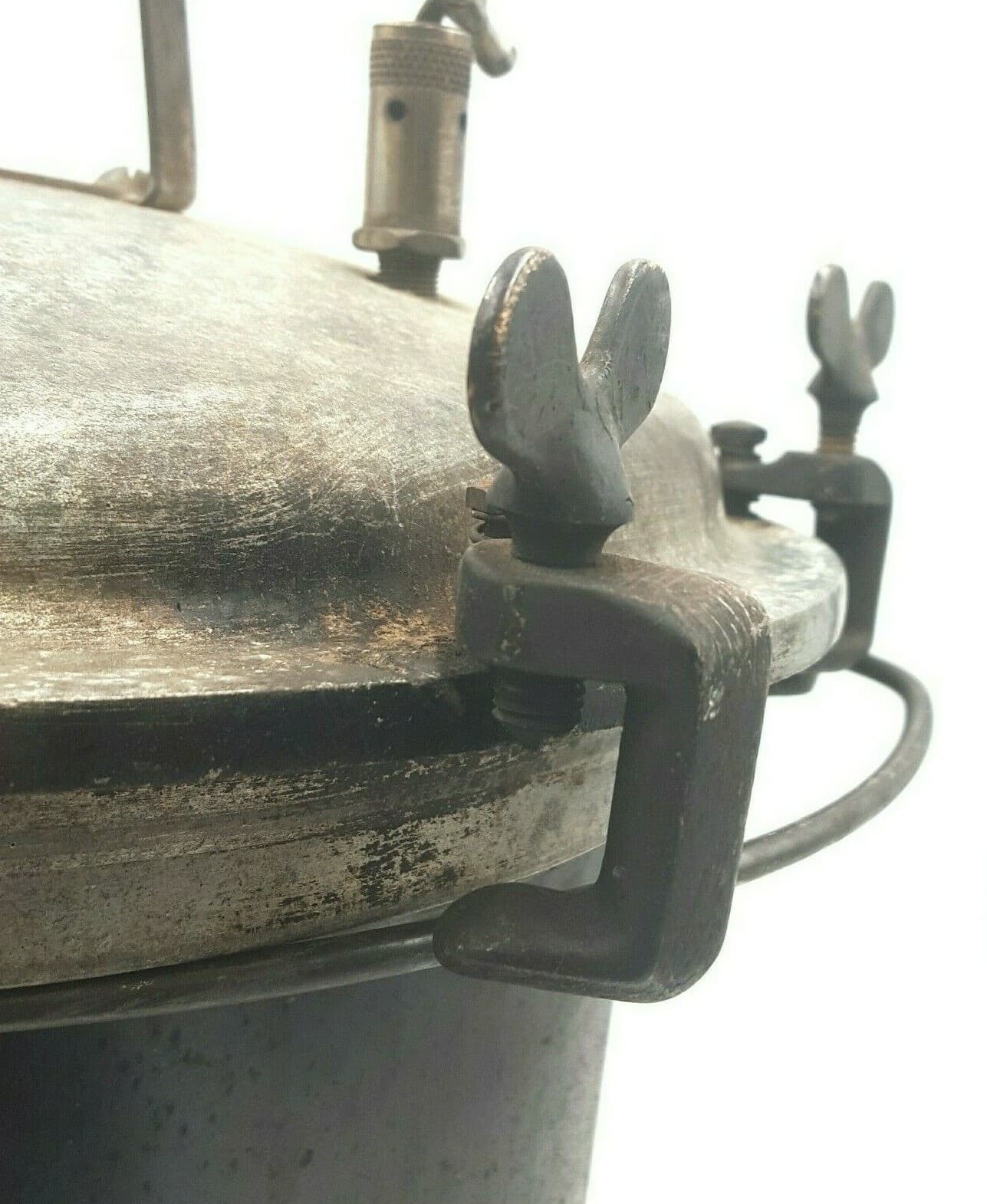 Early Model Automatic Canning Device Inc Chicago Kitchen Pressure Cooker Vintage - Thumbnail 4