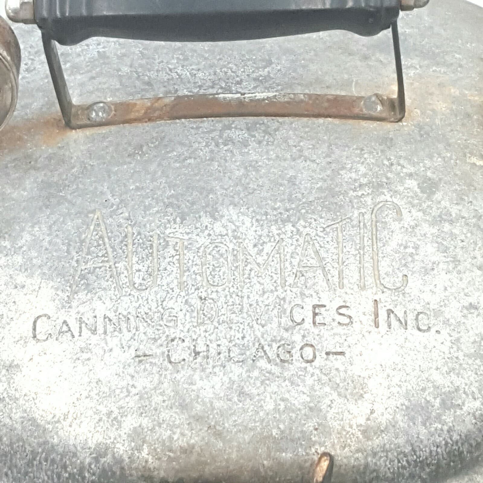 Early Model Automatic Canning Device Inc Chicago Kitchen Pressure Cooker Vintage - Thumbnail 9