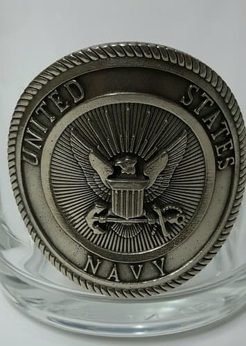 Air Force Navy Military Glass Clear Insulated Cup Mug Fine Heritage Pewter Gift - Thumbnail 10
