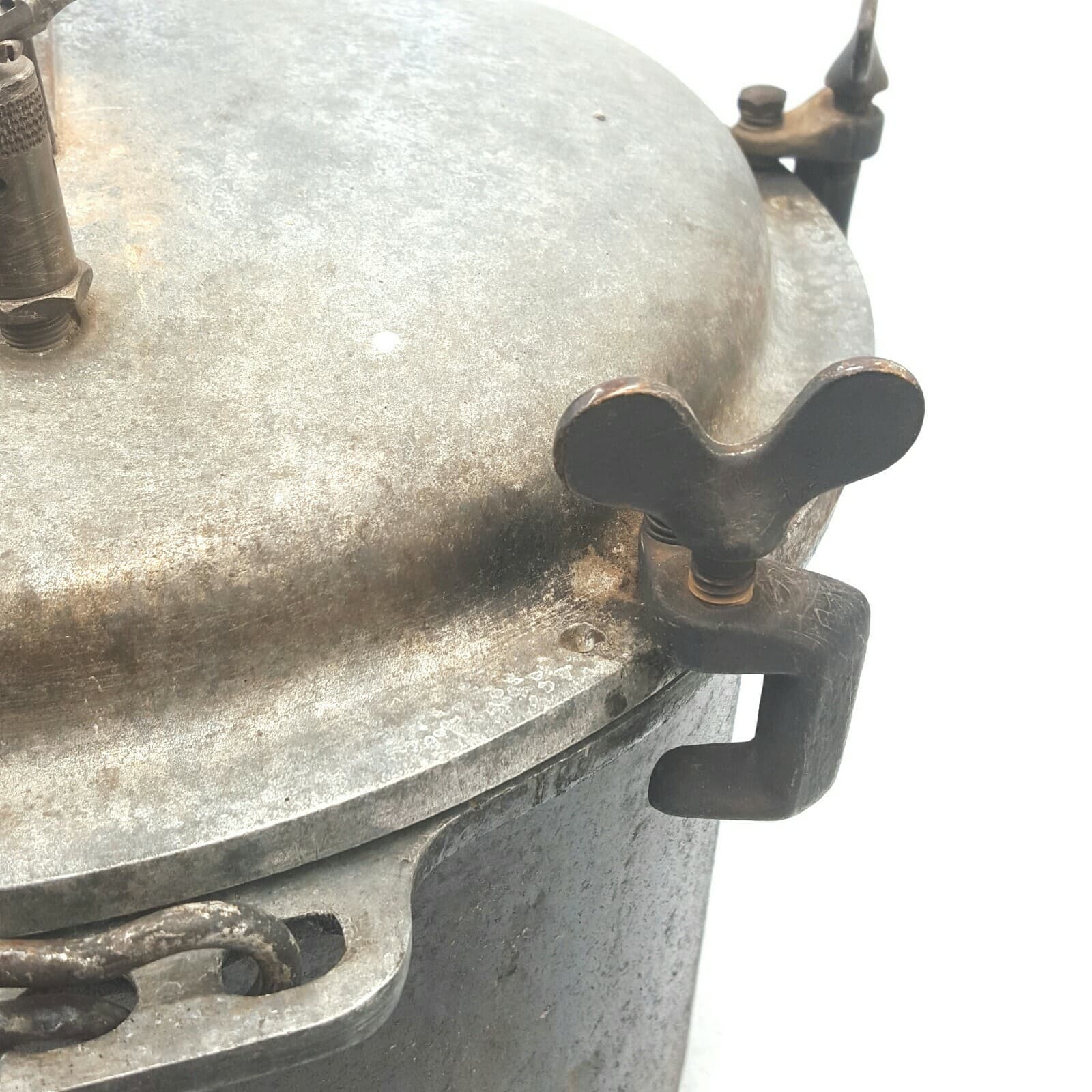 Early Model Automatic Canning Device Inc Chicago Kitchen Pressure Cooker Vintage - Thumbnail 2