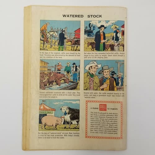 Dell Vintage Comic The Big Land A Movie Classic 1957 No. # No. 812 Golden Age - Thumbnail 4