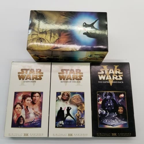 Star Wars 3 tape set VHS Video Return of the Jedi Lucas Film Sci-fi/Action