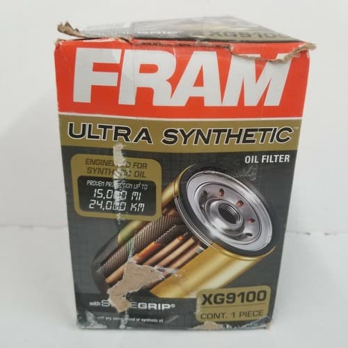 Fram XG9100 Ultra Synthetic Oil Filter Sure-Grip 20,00 MILES *Damaged Box