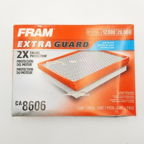 FRAM EXTRA GUARD AIR FILTER CA8606 Automotive 2x Engine Protection *Box damage