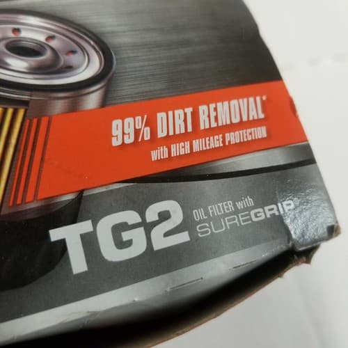 Fram Tough Guard TG2 Oil Filter High Mileage Protection SureGrip - Thumbnail 2