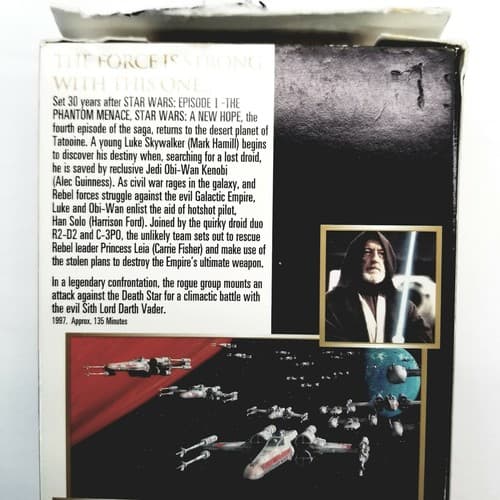 Star Wars 3 tape set VHS Video Return of the Jedi Lucas Film Sci-fi/Action - Thumbnail 8