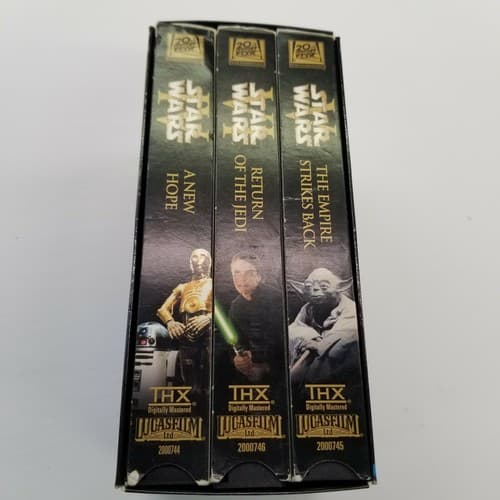 Star Wars 3 tape set VHS Video Return of the Jedi Lucas Film Sci-fi/Action - Thumbnail 3