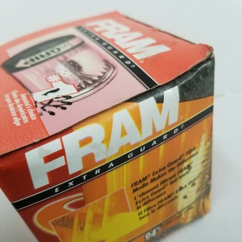 Fram Extra Guard PH43 10K Mile Change Interval Spin-On Oil Filter*Box shows wear - Thumbnail 2